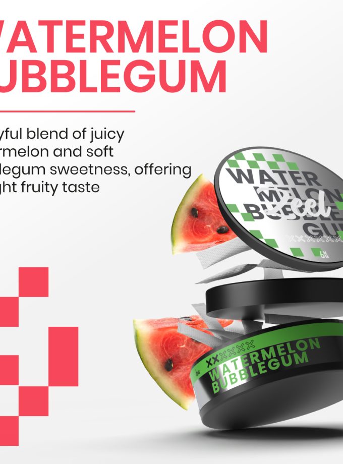 Watermelon Bubblegum - Zeel Nicotine Pouches